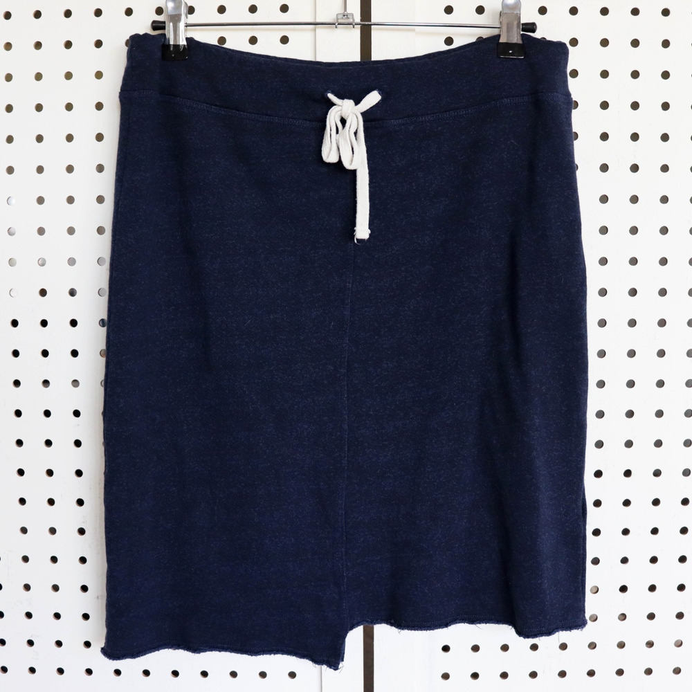 Sundry Blue Asymmetrical Hem Pull On Skirt Womens SIZE 1
